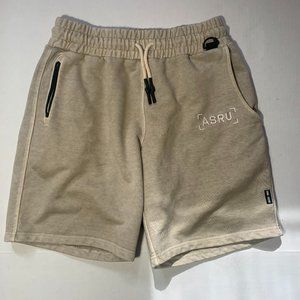 ASRV Mens Cream Athletic Shorts Size Large